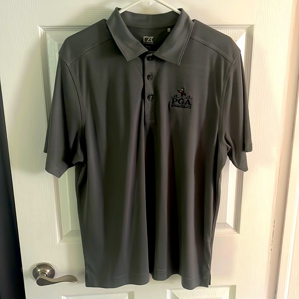 Cutter and buck bethpage black polo